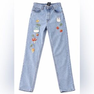 Her Universe Hot Topic My Neighbor Totoro Mom Jeans Size 3 XS